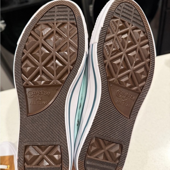 Converse Teal Canvas Sneakers with Rubber Toe Cap - Picture 9 of 9